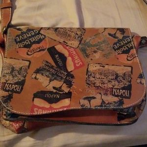 Leather cross body patricia nash